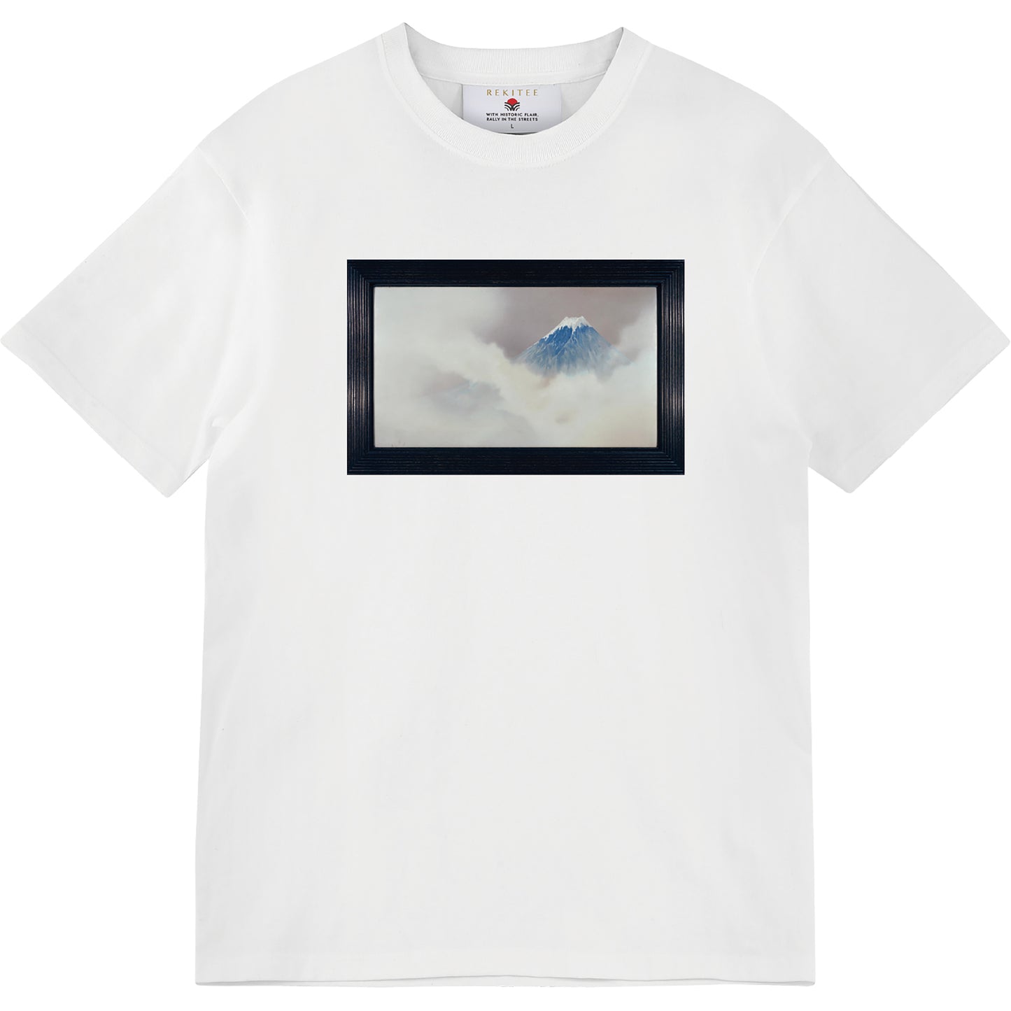 Mount Fuji Plaque in Cloisonne